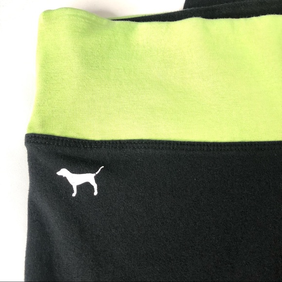 PINK “I Hate Running” Graphics Black Yoga Pants XS - Picture 4 of 12